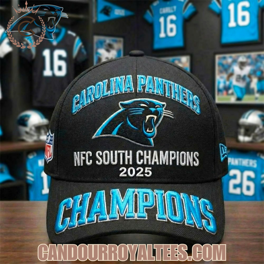 Carolina Panthers NFC South Champions 2025 Cap Carolina Panthers NFC South Champions 2025 Cap