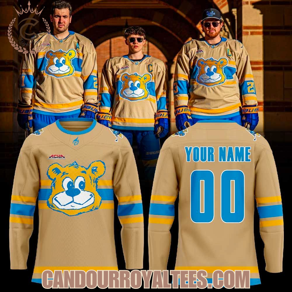 Celebrating 100 years of UCLA Ice Hockey Hockey Jersey Celebrating 100 years of UCLA Ice Hockey Hockey Jersey