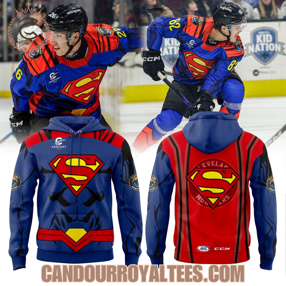 Cleveland Monsters It’s Our Superman Hoodie Cleveland Monsters It’s Our Superman Hoodie