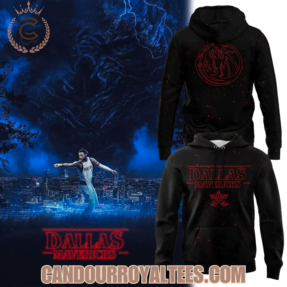 Dallas Mavericks x Stranger Things Hoodie Dallas Mavericks x Stranger Things Hoodie