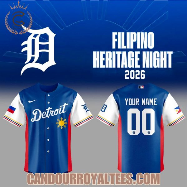 Detroit Tigers Filipino Heritage Night 2026 Jersey