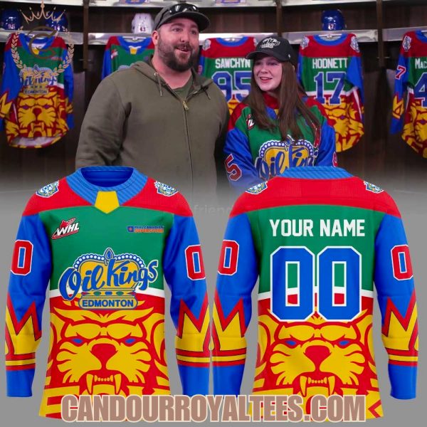 Edmonton Oil Kings Fan Designed 2026 Hockey Jersey