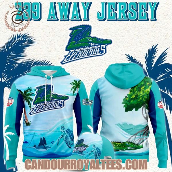 Florida Everblades 239 Away Jersey Hoodie