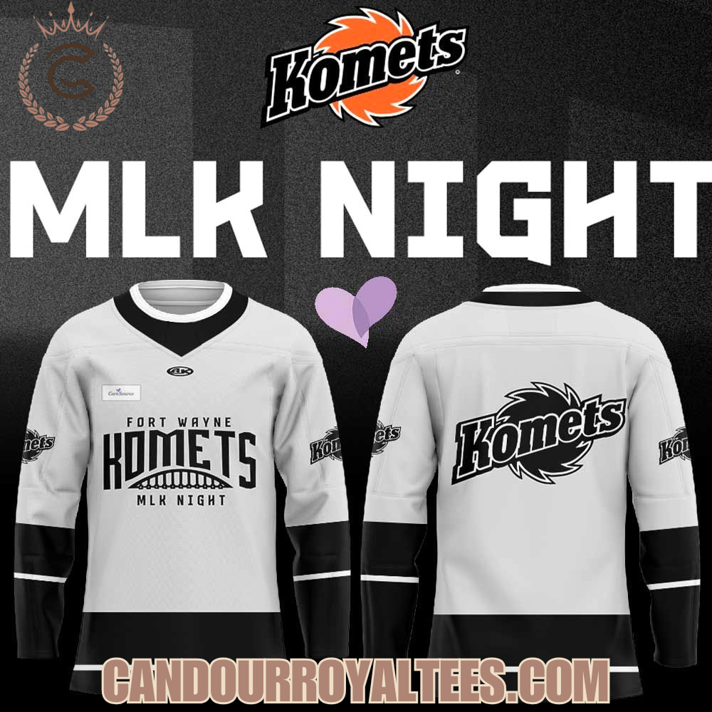 Fort Wayne Komets MLK Night Hockey Jersey Fort Wayne Komets MLK Night Hockey Jersey
