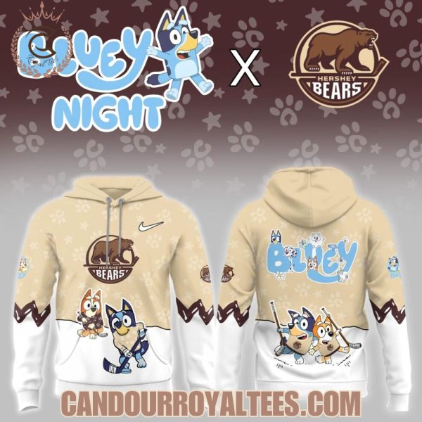 Hershey Bears Bluey Night Game Hoodie