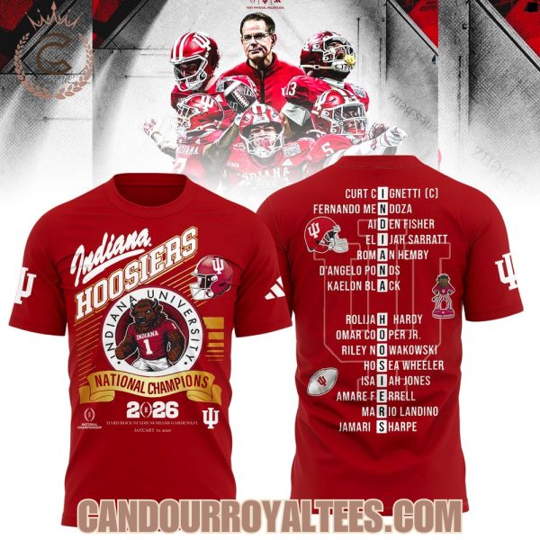 Indiana Hoosiers 2025 National Champions Tshirt, Hoodie