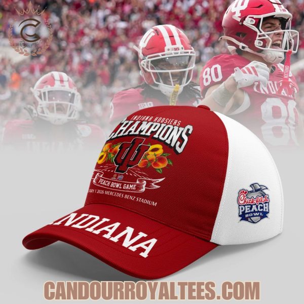 Indiana Hoosiers Champions Peach Bowl 2026 Cap