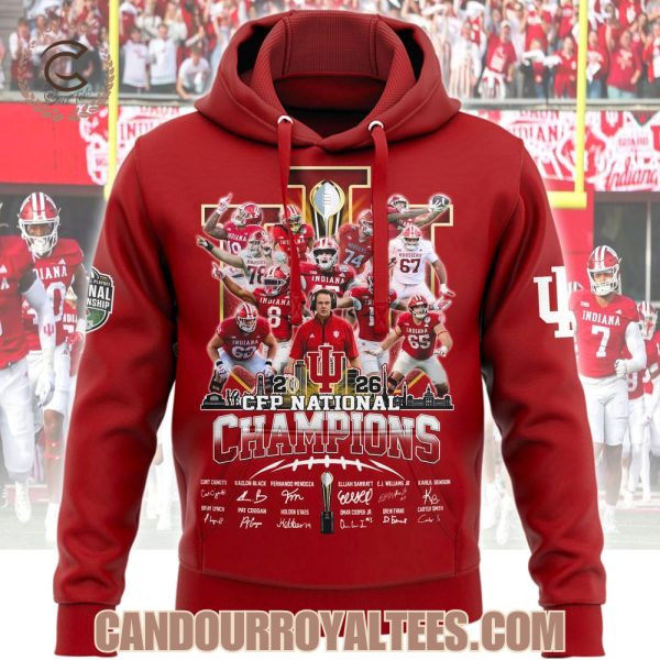 Indiana Hoosiers Championship Victory 2026 Hoodie