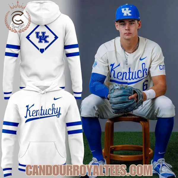 Kentucky Wildcats Baseball Classic Script Uniform Hoodie