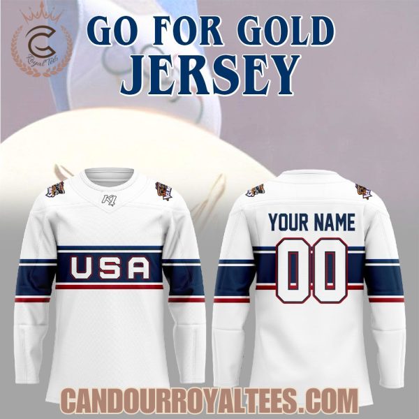 Knoxville Ice Bears Go for Gold Night Hockey Jersey