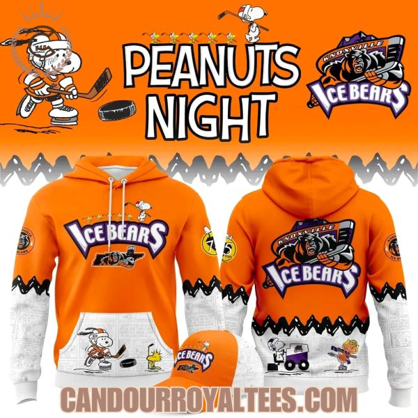 Knoxville Ice Bears PEANUTS NIGHT 2026 Hoodie