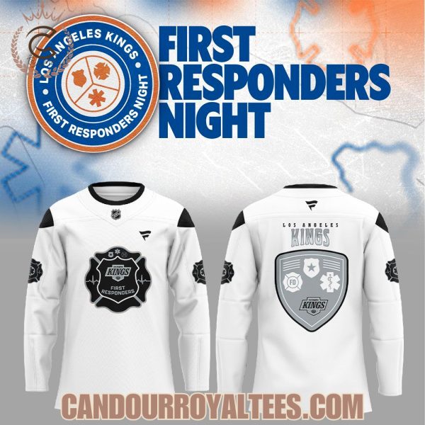 Los Angeles Kings First Responders Night 2026 Hockey Jersey