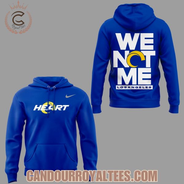 Los Angeles Rams Heart Hoodie