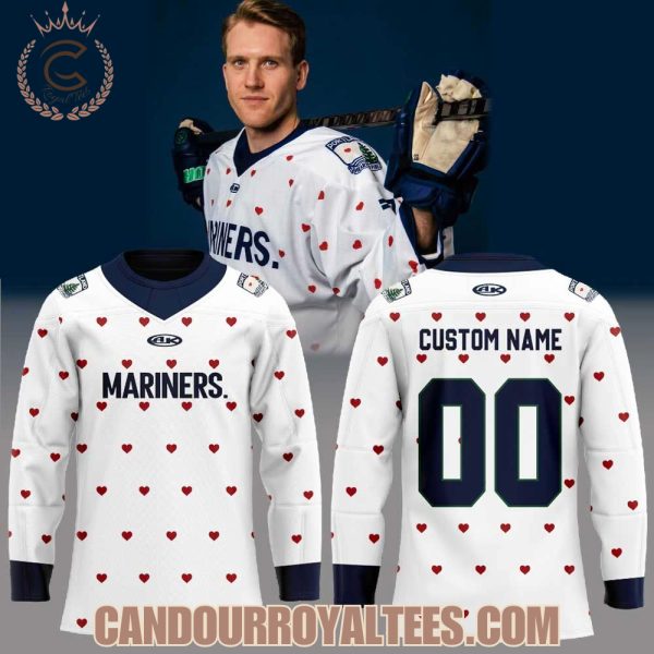 Maine Mariners Portland Hearts of Pine Uniform Hockey Jersey