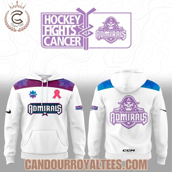 Milwaukee Admirals ABCD Hockey Fights Cancer 2026 Hoodie
