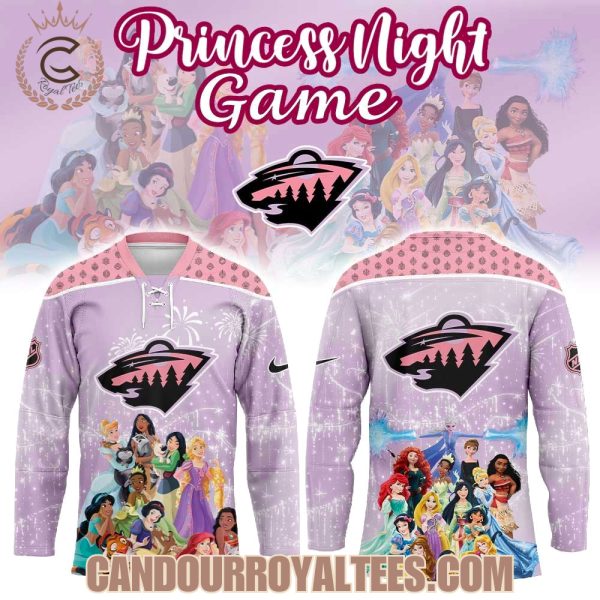 Minnesota Wild Disney Princess Game Hockey Jersey