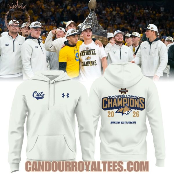 Montana State Bobcats 2025 NCAA FCS Football National Champions Hoodie