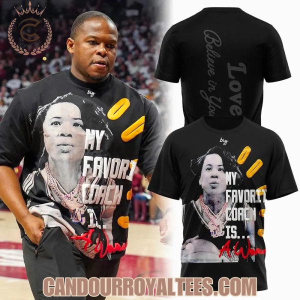 My favorite coach is a woman T-shirt