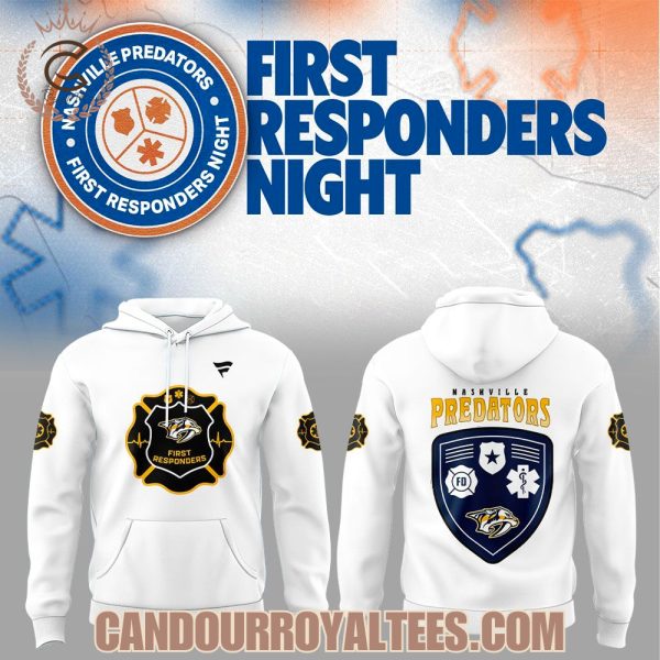 Nashville Predators First Responders Night 2026 Hoodie
