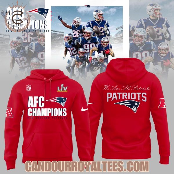 New England Patriots AFC Champions Hoodie