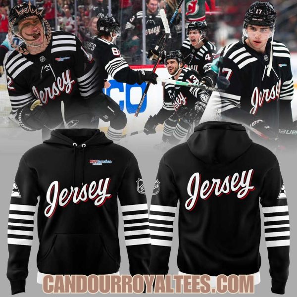 New Jersey Devils Black Alternate Premier Uniform Hoodie