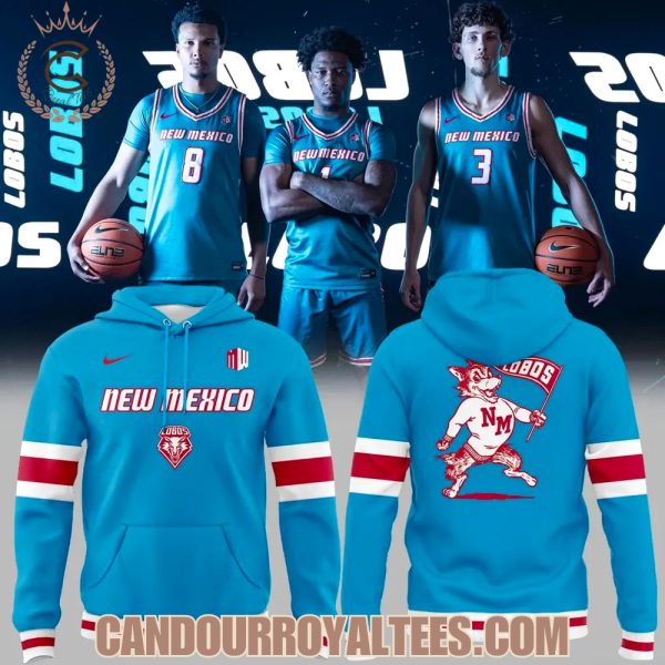 New Mexico Basketball Turquoise Uniform Hoodie
