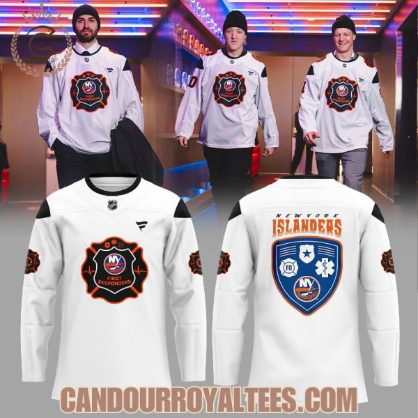 New York Islanders A Night Of Gratitude For The First Rescue Forces Hockey Jersey