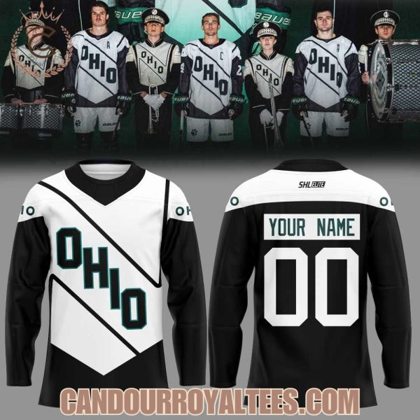Ohio Bobcats Hockey X Marching 110 Hockey Jersey