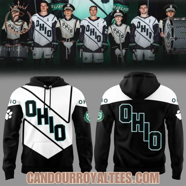 Ohio Bobcats Hockey X Marching 110 Hoodie