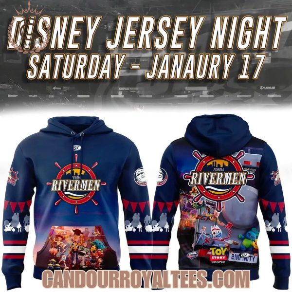 Peoria Rivermen Disney Jersey Night Hoodie