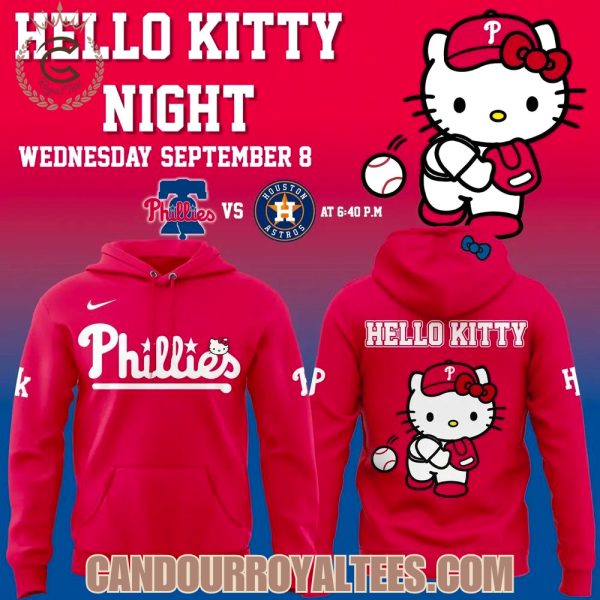 Philadelphia Phillies x Hello Kitty Night Hoodie 2026