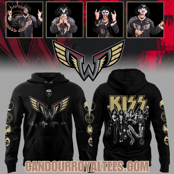 Philadelphia Wings Collab Kiss Band Hoodie