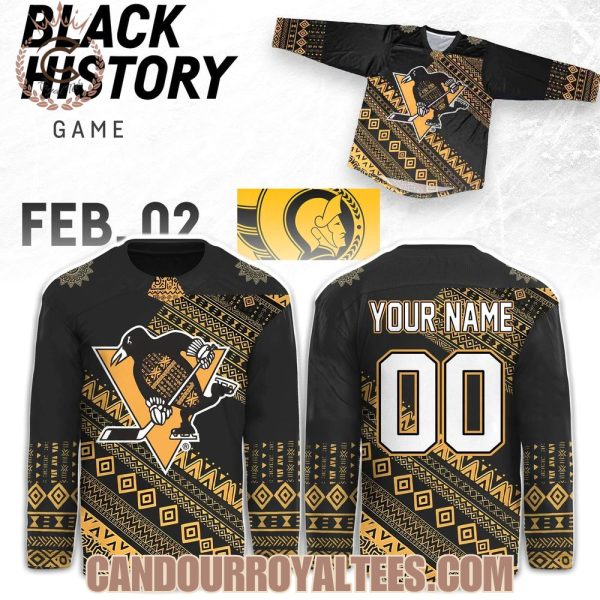 Pittsburgh Penguins 2026 Black History Month Hockey Jersey