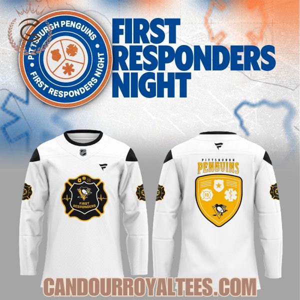 Pittsburgh Penguins First Responders Night 2026 Hockey Jersey