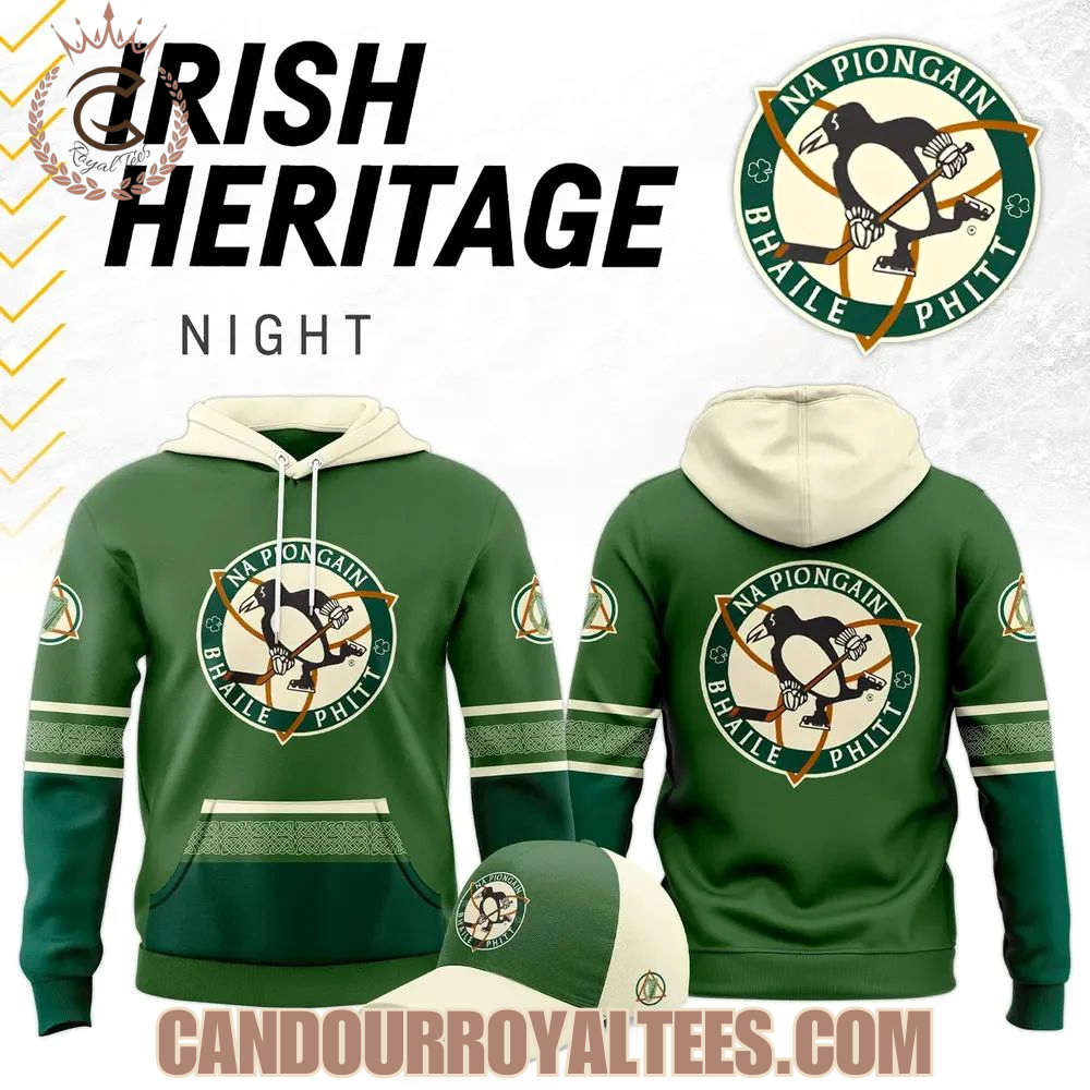 Pittsburgh Penguins x Irish Heritage Night Hoodie Pittsburgh Penguins x Irish Heritage Night Hoodie