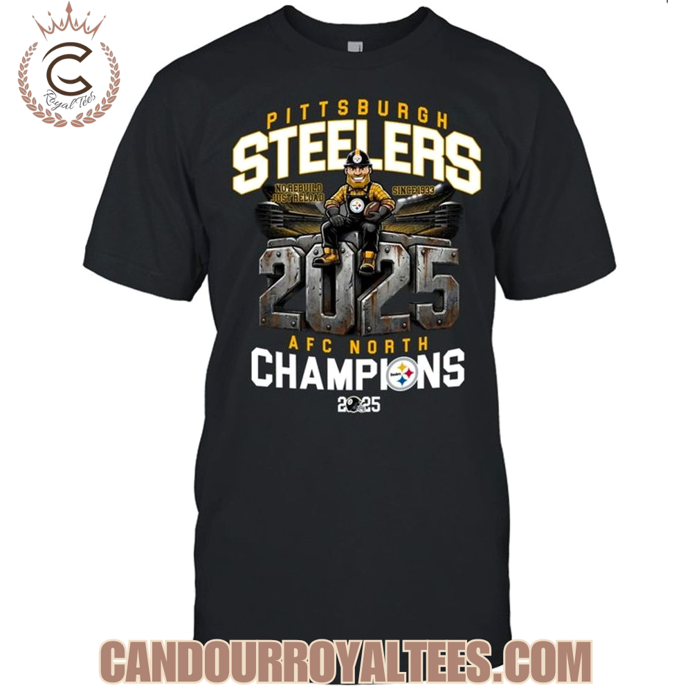 Pittsburgh Steelers AFC North Champions 2025 T-Shirt Pittsburgh Steelers AFC North Champions 2025 T-Shirt
