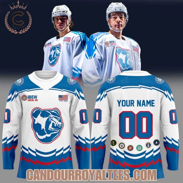 Providence Bruins Military Appreciation Weekend 2026 Hockey Jersey
