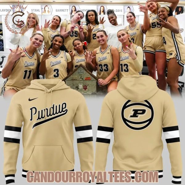 Purdue Boilermakers Classic Old Gold Uniform Hoodie
