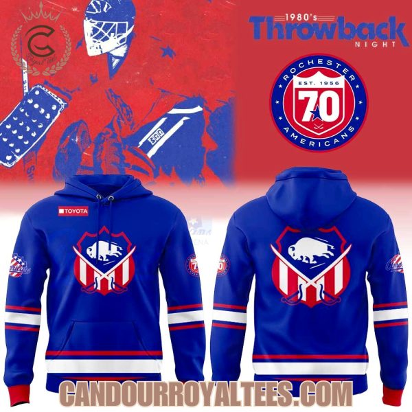 Rochester Americans throwback night celebrating the Amerks of the ‘80s Hoodie