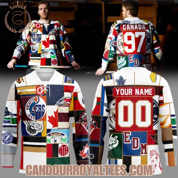Rogers and McDavid unveil The Great Canadian Hockey Jersey