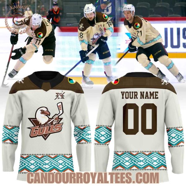 San Diego Gulls Native American Heritage Night 2026 Hockey Jersey