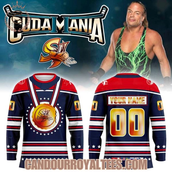 San Jose Barracuda For Cudalympics Uniform Hockey Jersey