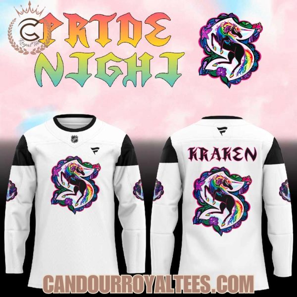 Seattle Kraken Celebrate Pride Night 2026 Hockey Jersey