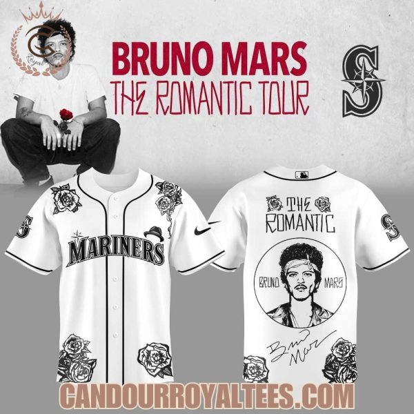 Seattle Mariners Bruno Mars ‘The Romantic Tour’ 2026 Jersey