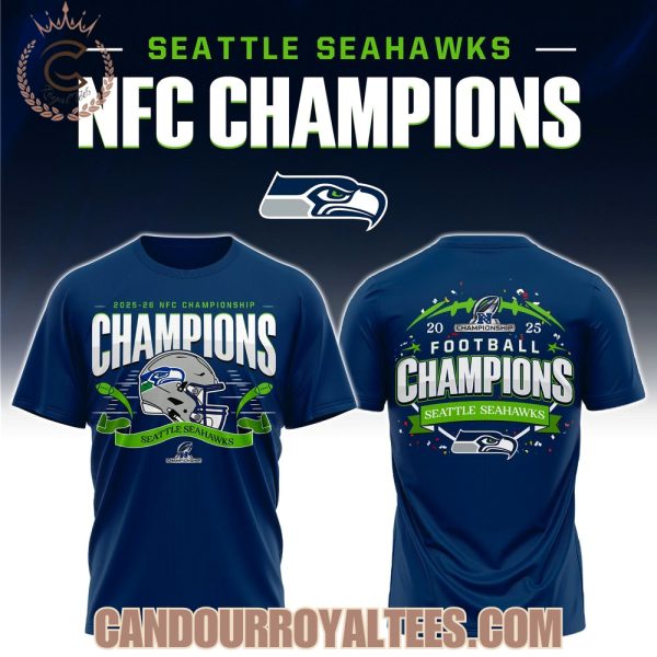 Seattle Seahawks 2025-26 NFC Championship Champions T-Shirt, Hoodie