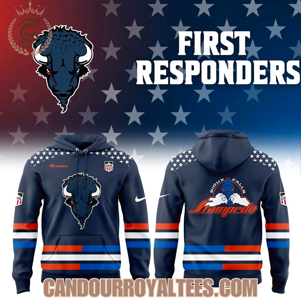 Sioux Falls Stampede First Responder Day 2026 Hoodie Sioux Falls Stampede First Responder Day 2026 Hoodie