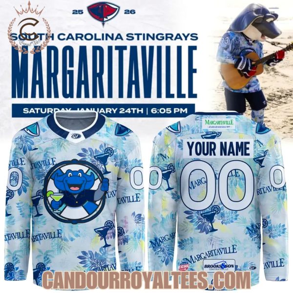 South Carolina Stingrays 2026 Margaritaville Night Jersey