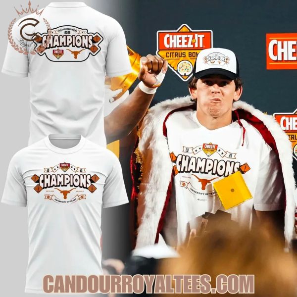 Texas Longhorns 2025 Cheez-It Citrus Bowl Champions T-Shirt