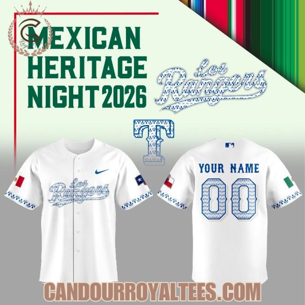 Texas Rangers Mexican Heritage Night 2026 Jersey