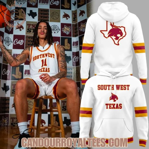 Texas State Basketball Throwback Uniform Hoodie